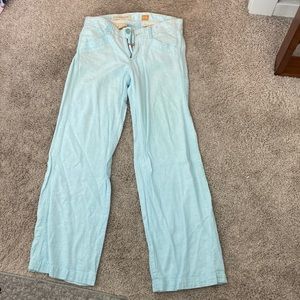 Anthropologie Linen Pants